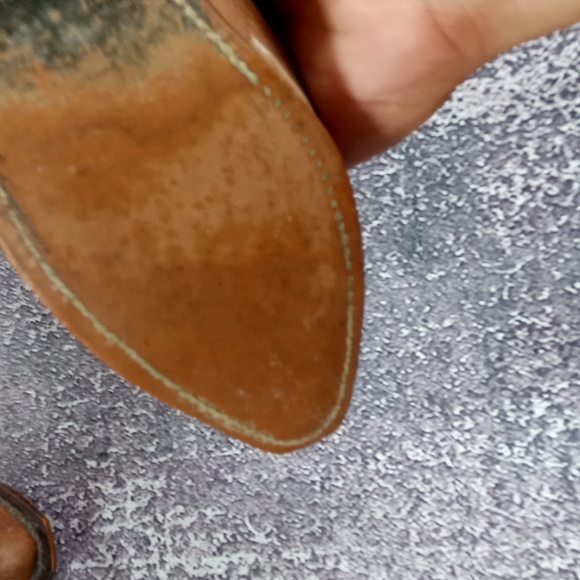 Vintage Leather Cowboy Boots 3B13769 S-13979W Made In Canada - Picture 6 of 9